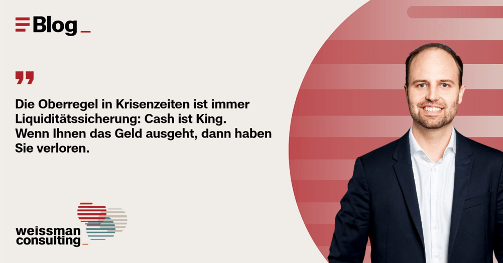 Moritz Weissman | Klare Kante in der Krise
