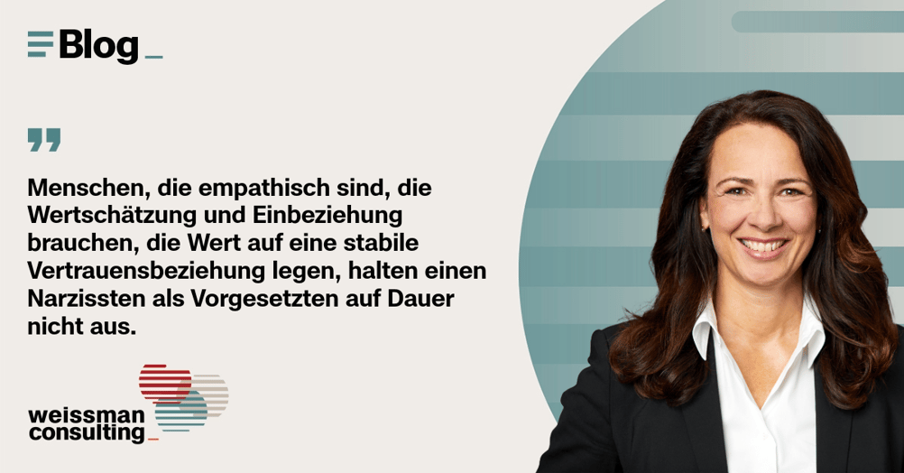 Lisa Ahrweiler-Weissman | Arbeiten mit narzisstischen Vorgesetzten