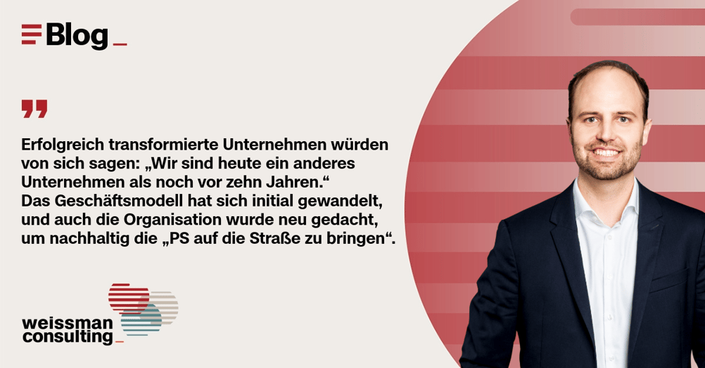 Moritz Weissman | Transformation in Familienunternehmen