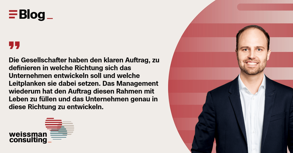 Moritz Weissman | Klare Leitlinien in Familienunternehmen