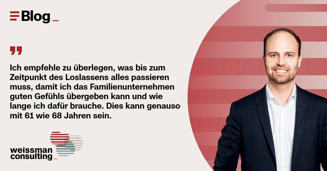 Moritz Weissman | Die Kunst des Loslassens