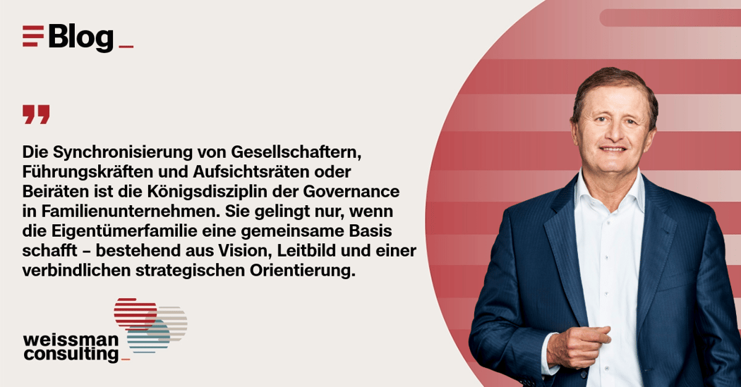 Prof. Dr. Arnold Weissman | Governance als Königsdisziplin